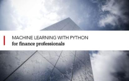 Machine learning with Python for finance professionals