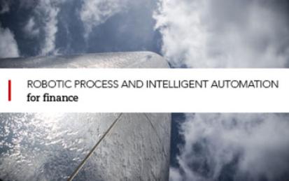 Robotic process and intelligent automation for finance